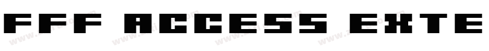 FFF Access Extended字体转换